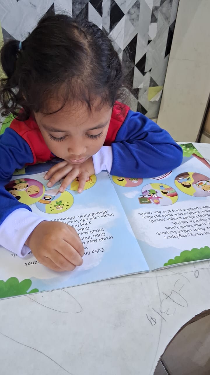 Aktiviti bacaan murid Tadika Hikmah YPJ